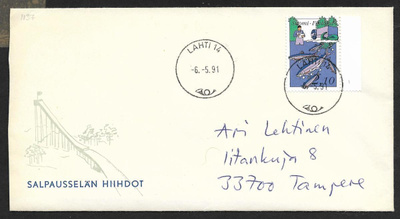 Postilähetys - Kalastus (LAPE 1137) Lahti 14 6.5.1991