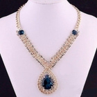 1704 .. Kaunis Amethyst & Swarovski Jalokivi .. Kaulakoru - pikkukuva 3