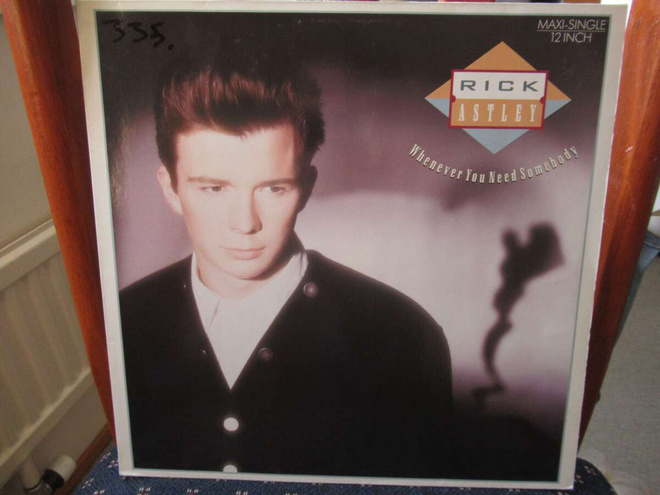 RICK ASTLEY - WHENEVER YOU NEED SOMEBODY 12" VINYL