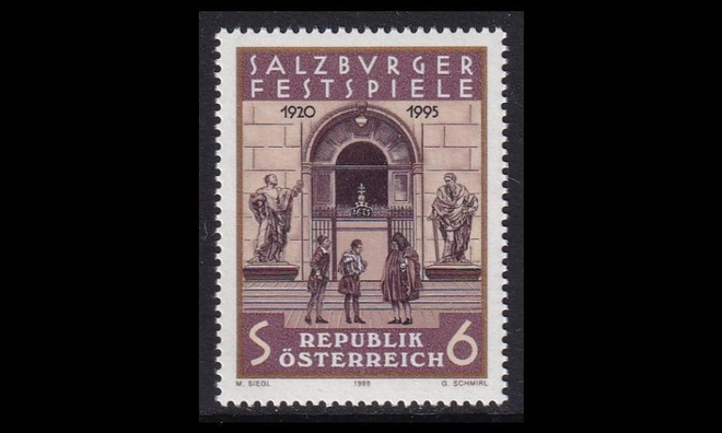 Itävalta 2165 ** Salzburgin festivaalit 75v (1995)