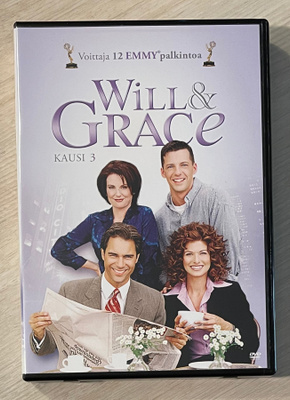 Will & Grace: Kausi 3 (4DVD) Emmy-palkittu sarja (UUSI)