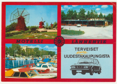 Uusikaupunki motelli Lännentie Saab 1976