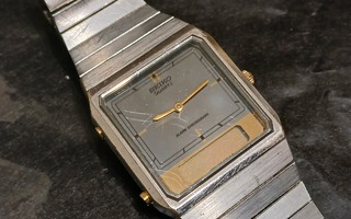 Vintage Seiko Digital Alarm Miesten rannekello