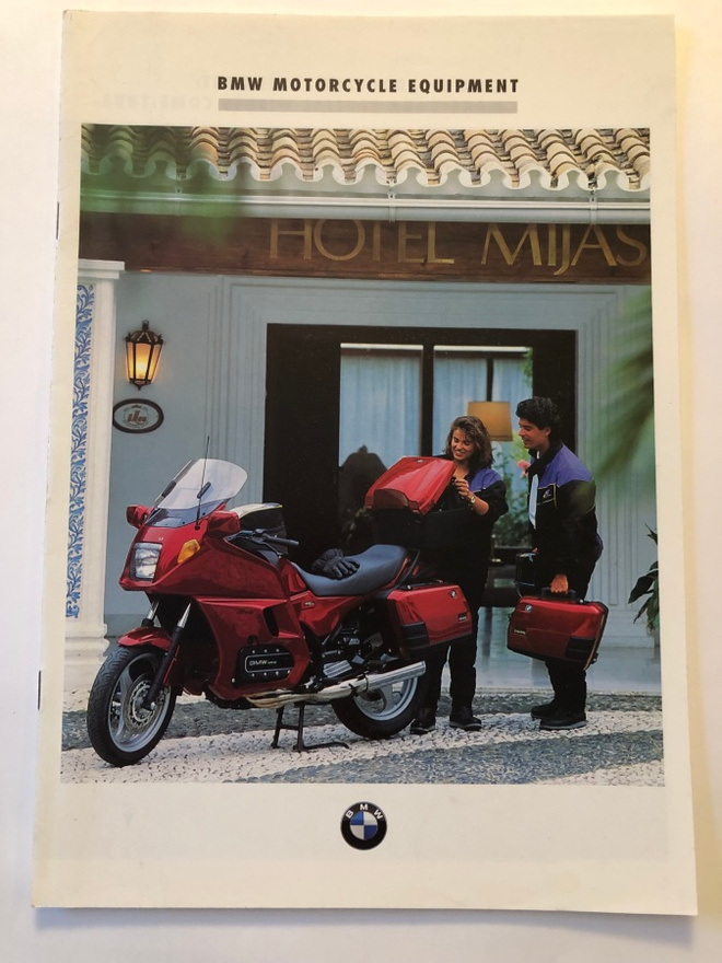 Myyntiesite - BMW motorcycle equipment - 9/1992