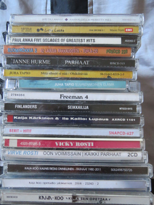 Cd-levyjä, iskelmä, 1e-7e/kpl