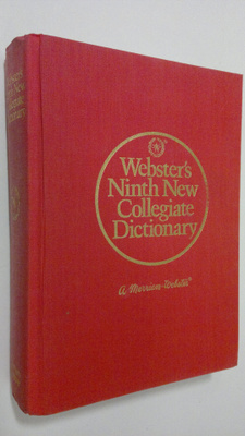 Webster's Ninth New Collegiate Dictionary