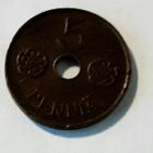 5 penniä 1941 kuparikolikko - pikkukuva 1