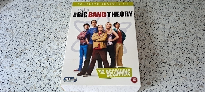 The Big Bang Theory Kaudet 1-3 (10-disc DVD)