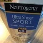Neutrogena Ultra Sheer Sport Sunscreen Lotion - 100ml - pikkukuva 2