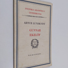 Artur Lundkvist : Gunnar Ekelöf - pikkukuva 1