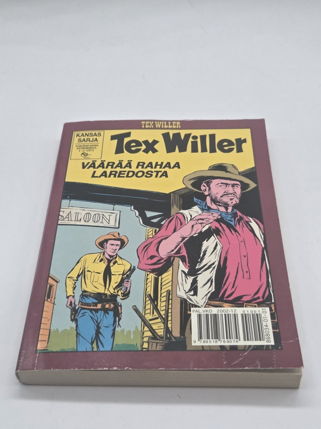 Tex Willer kronikka 1 Väärää rahaa Laredosta Rautatie