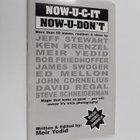 Meir Yedid : Now-u-c-it, Now-u-don't - pikkukuva 1