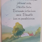 Vapaamuotoinen runo ja pihamaisema, ei p. - pikkukuva 1