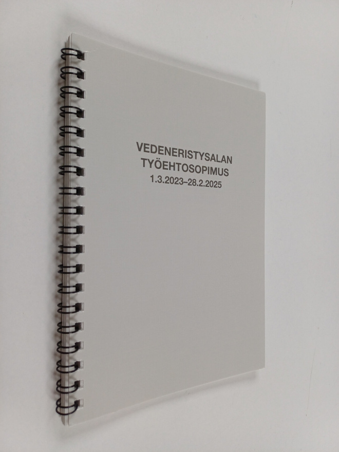 Vedeneristysalan työehtosopimus 1.3.2023-28.2.2025