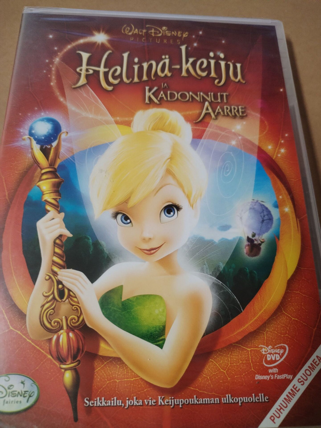 Helinä keiju elokuva dvd,muoveissa.