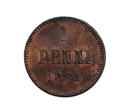 1 Penni 1881 -