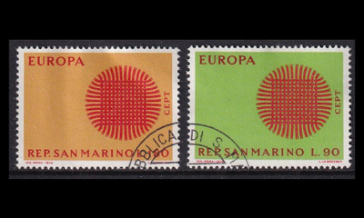 San Marino 955-6 o Europa (1970)