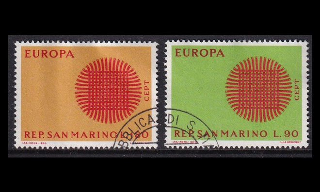 San Marino 955-6 o Europa (1970)