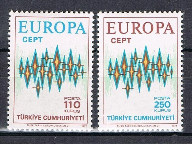 Turkki 1972 - Europa CEPT  ++