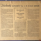 TCHAIKOVSKY Concerto No. 1, in B-flat minor 78rpm - pikkukuva 2