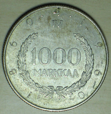 1960 SUOMI 1000 markkaa