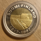 Suomi Finland 1917-1997 25 mk juhlaraha - pikkukuva 1
