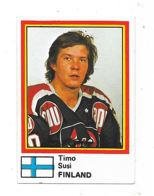 1981 Semic MM-Tarra #31 Timo Susi , Suomi & Tappara