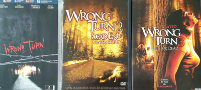 WRONG TURN 1 - 3  DVD