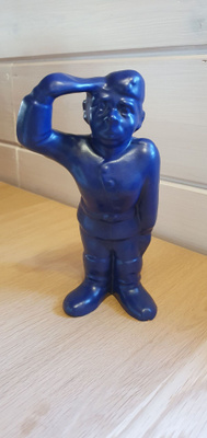 Todella harvinainen kupittaansaven figuuri.