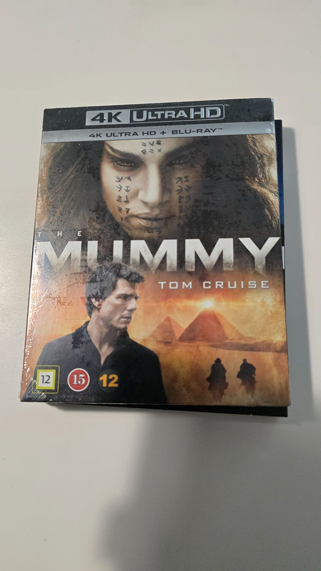 The mummy ,4k uhd &blu-ray.slipcover.uusi