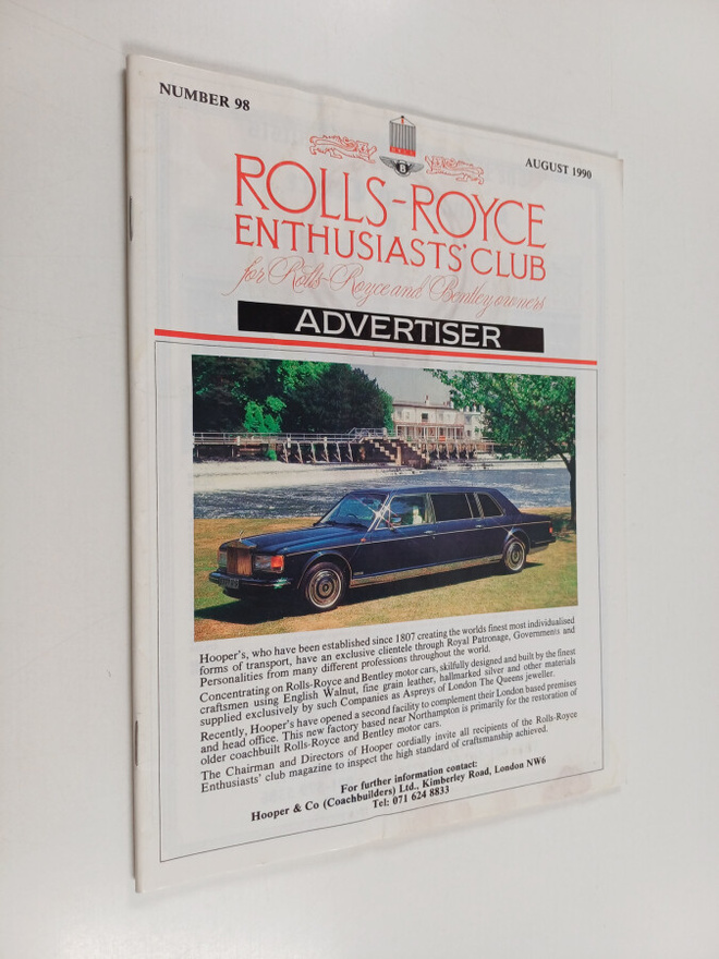 Rolls-Royce enthusiasts' club for Rolls-Royce and Bentley...