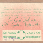 Vanha Vaasan Rohdoskaupan joulutervehdys - pikkukuva 1