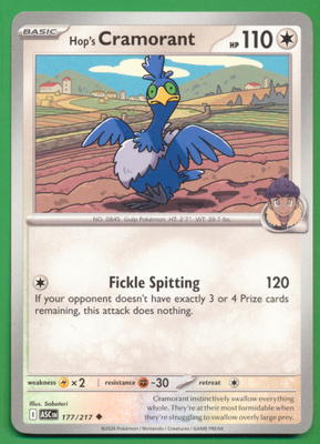 Pokémon Hop's Cramorant (ASC 177)