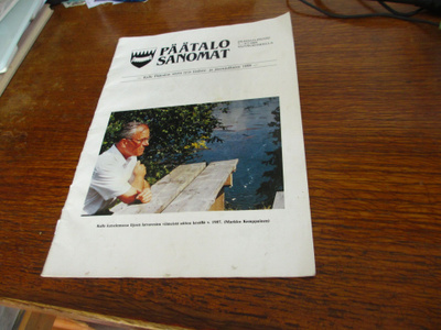päätalo sanomat1989 28siv seura ry jäsen ja tiedotuslehti