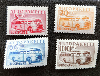 1952-1958 Autopaketti merkit **