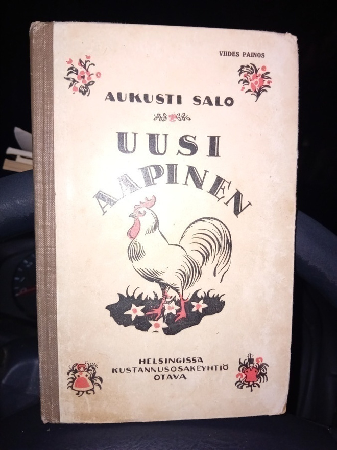 Aukusti Salo : Uusi  Aapinen ( SIS POSTIKULU  )