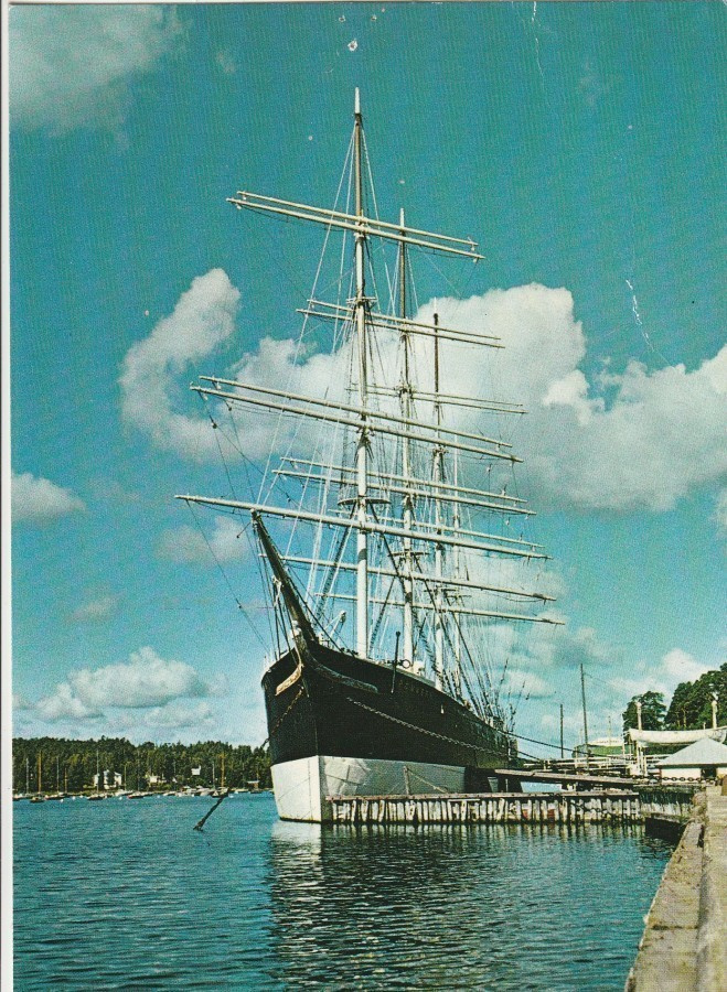 LAIVAKORTTI - PURJELAIVA POMMERN - 45