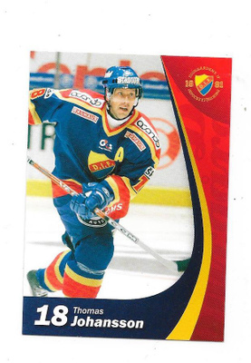 2006-07 SHL #161 Thomas Johansson Djurgårdens IF  ex Jokerit