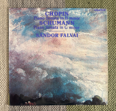 CHOPIN/SCHUMAN/SANDOR FALVAI: Piano Sonatas (LP) 1978