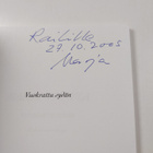Marja Vierula : Vuokrattu sydän : kokoelma runoja (signee... - pikkukuva 3