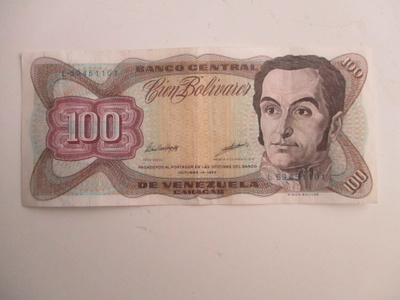 VENEZUELA 100 BOLIVARES 1998 (K11-9)