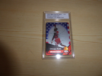 Uniikki Michael Jordan Chicago Bulls NBA metallikortti USA