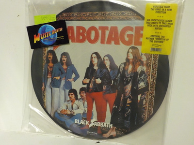BLACK SABBATH - SABOTAGE UUSI !! ITALY 2004 PICTURE VINYL