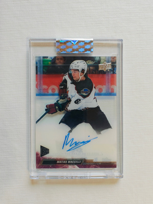 Matias Maccelli - 22-23 UD Clear-Cut Rookie Auto
