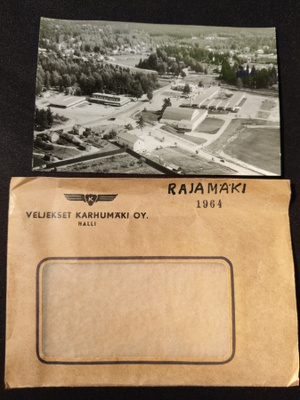 VANHA Kortti Nurmijärvi 1964 Karhumäki Alkup.Mallikappale
