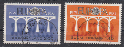 1984 EUROPA pyöröleimatut