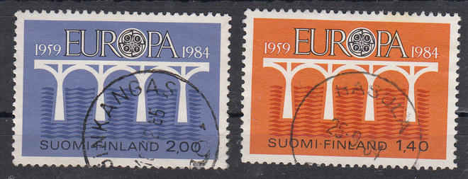 1984 EUROPA pyöröleimatut