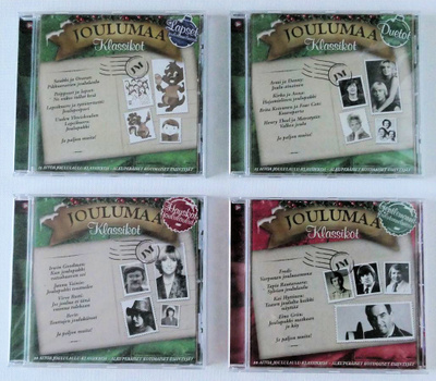 4 kpl JOULUMAA Klassikot CD  Uudet !