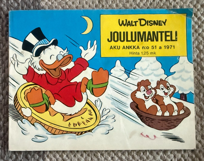AKU ANKKA - JOULUMANTELI 51A/1971