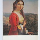 KULKEMATON LOUIS-LEOPOLD ROBERT MÄDCHEN AUS RETUNA 1822 - pikkukuva 1